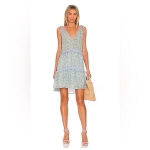 Rails Janelle Blue/Green Floral Sundress